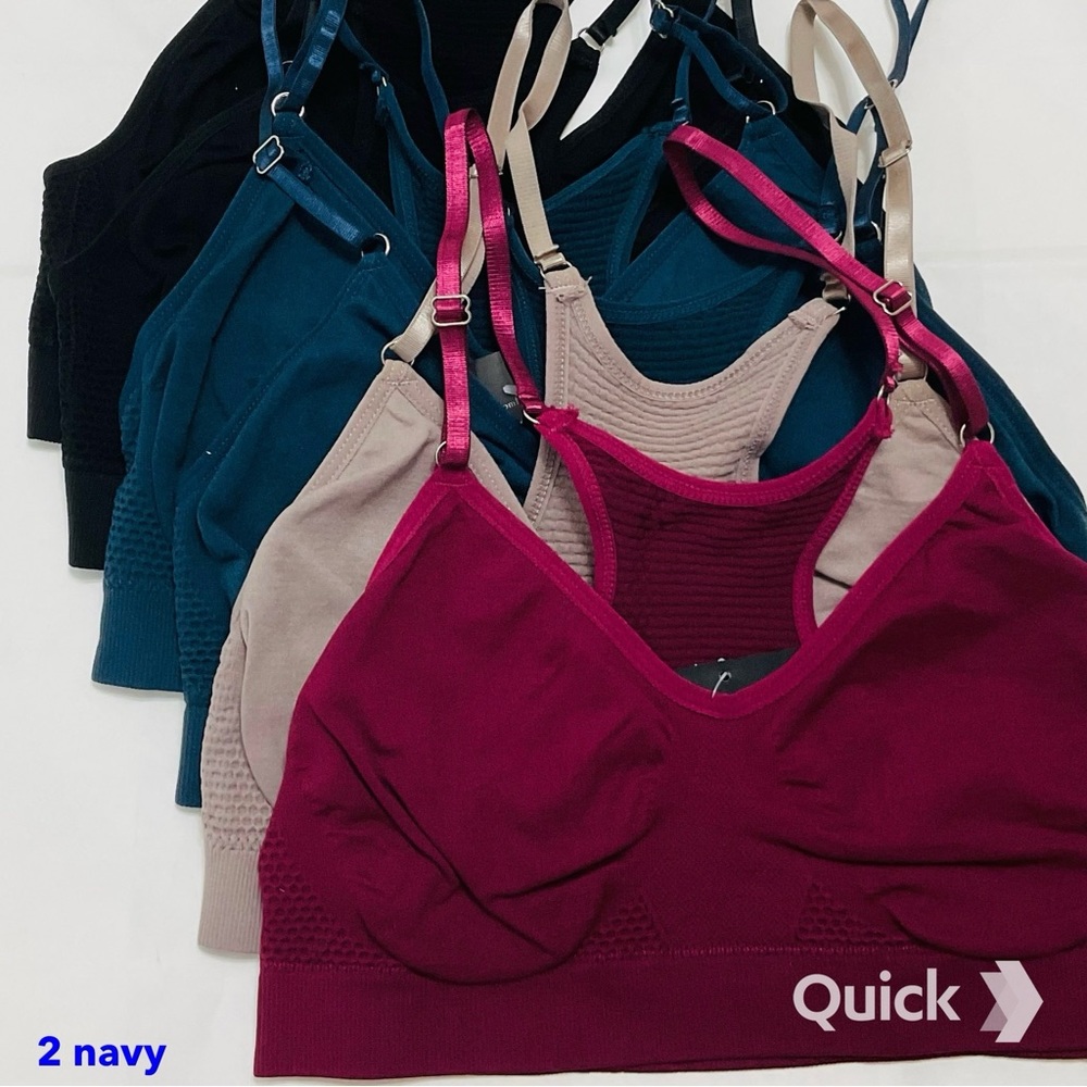 S - NWT 6 pc Wireless Sports Bralettes